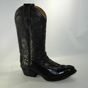 Sebastians Size 6.5-7 M Black Cowboy Boots L4E6